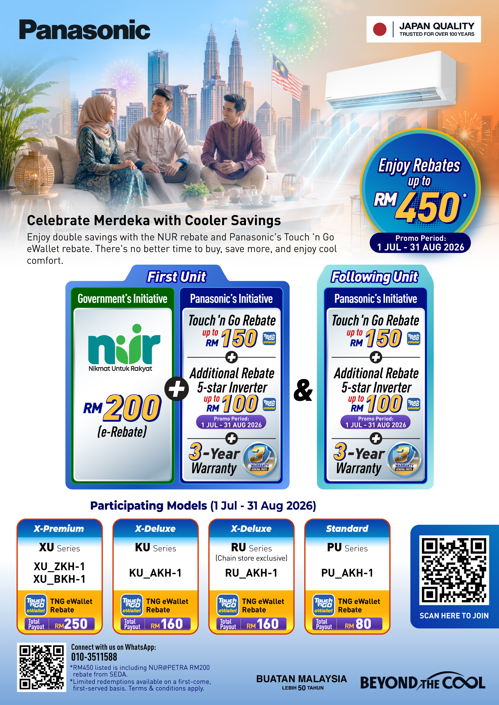 Celebrate Merdeka with Cooler Savings